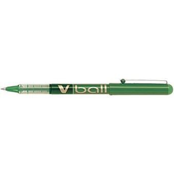 Liquid ink ballpoint pen Pilot Roller V-Ball 0,7 Green 12 Units