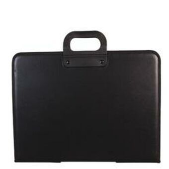 Zippered document holder Q-Connect KF00278 Black PVC