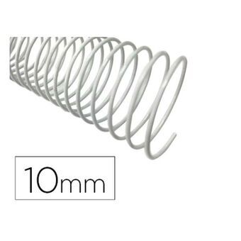 Binding Spirals Q-Connect KF17125 White Plastic Ø 10 mm 100 Units