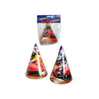 Party supply set Hot Wheels 16 cm Hats