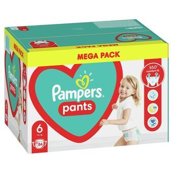 Disposable nappies Pampers Pants 6 (84 Units)