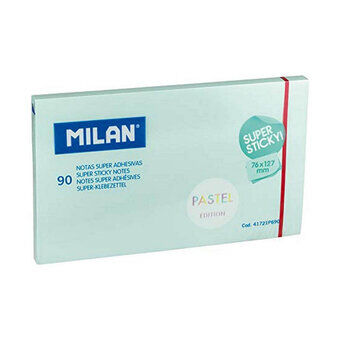 Notepad Milan Pastel Pastel Blue (76 x 127 mm)