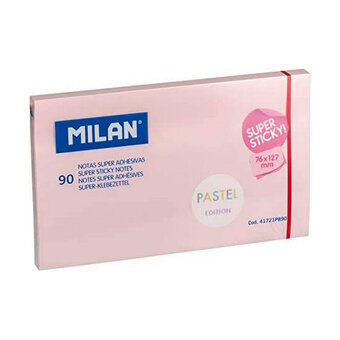 Notepad Milan PASTEL Self-adhesives Pink (76 x 127 mm)