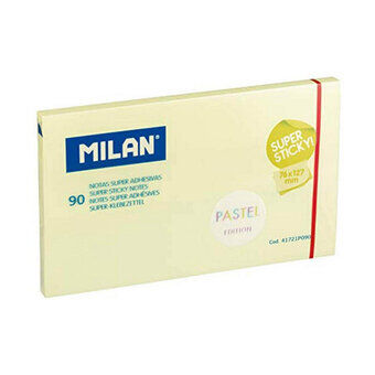 Notepad Milan Pastel Yellow Self-adhesives (76 x 127 mm)