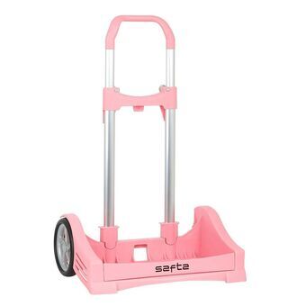 Rucksack Trolley Safta Multicolour Light Pink 40 x 28 x 85 cm