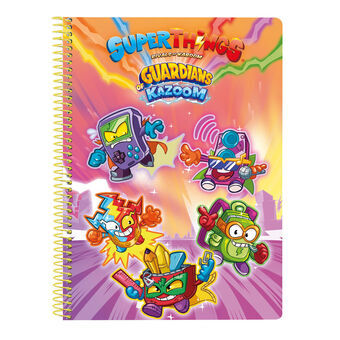 Notebook SuperThings Guardians of Kazoom Purple Yellow A5