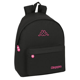 School Bag Kappa Black and pink Black (33 x 42 x 15 cm)