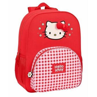 School Bag Hello Kitty Spring Red 33 x 42 x 14 cm