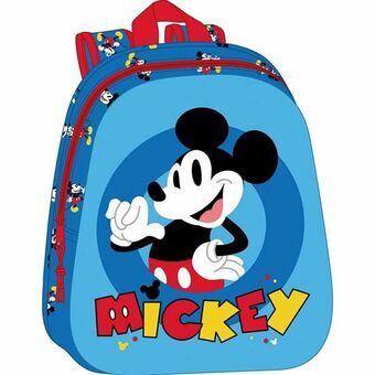 School Bag Mickey Mouse Clubhouse Blue 27 x 33 x 10 cm