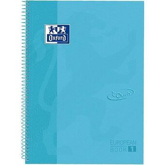 Notebook Oxford European Book A4 Pastel Blue 5 Units