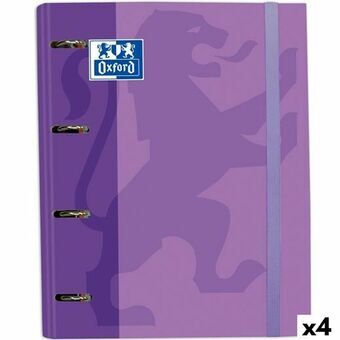 Ring binder Oxford Light mauve A4+ (4 Units)