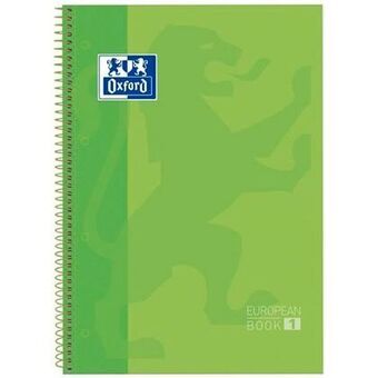 Notebook Oxford European Book Green A4 5 Units