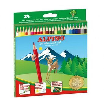 Colouring pencils Alpino AL010658 Multicolour 24 Pieces