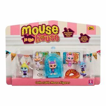 Set of Figures Bandai Mouse in the House 5 Pieces