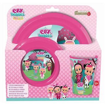 Picnic IMC Toys Cry Babies Pink Playset