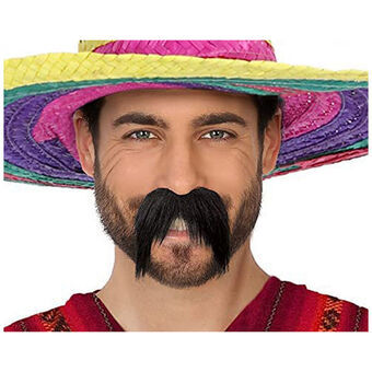 Moustache Black Mexican Man