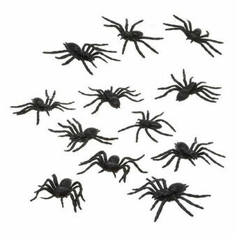 Halloween Decorations Spider Black (12 Units)