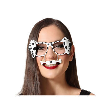 Glasses Costune accessories Black/White Dalmatian