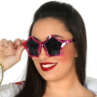 Glasses Fuchsia Star