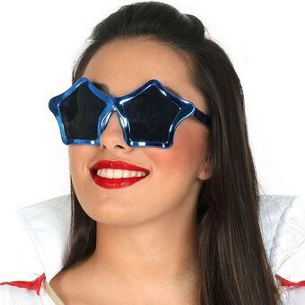 Glasses Blue Star