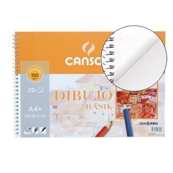 Drawing Pad Canson C200400695 White A4 Paper