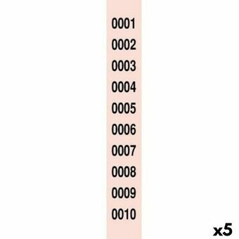 Raffle Number Strips 1-10000 (5 Units)