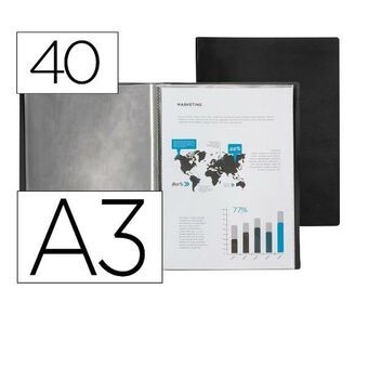 Folder Liderpapel EC49 Black A3