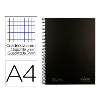 Notebook Navigator NA10 Black A4 120 Sheets