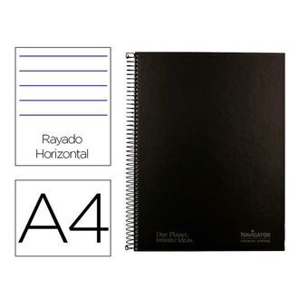 Notebook Navigator NA11 Black A4 120 Sheets