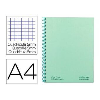 Notebook Navigator NA12 Green A4 80 Sheets