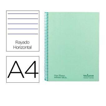 Notebook Navigator NA21 Green A4 80 Sheets