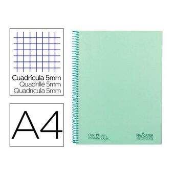 Notebook Navigator NA27 Green A4 120 Sheets