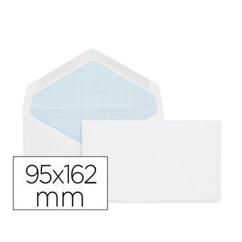 Envelopes Liderpapel SO02 White Paper 95 x 162 mm (25 Units)