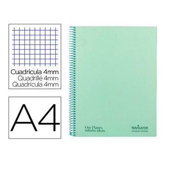 Notebook Navigator NA33 Celeste A4 80 Sheets