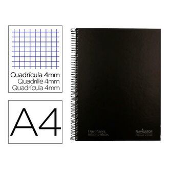 Notebook Navigator NA35 Black A4 80 Sheets