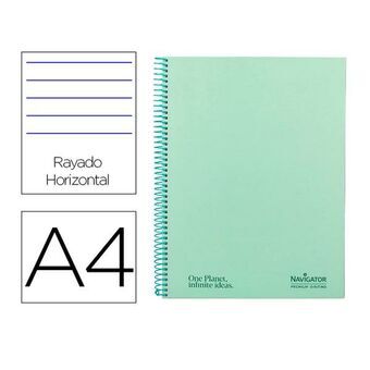 Notebook Navigator NA39 Green A4 80 Sheets