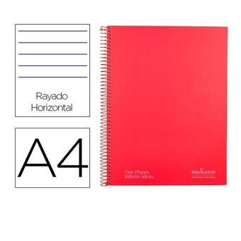 Notebook Navigator NA42 Red A4 80 Sheets