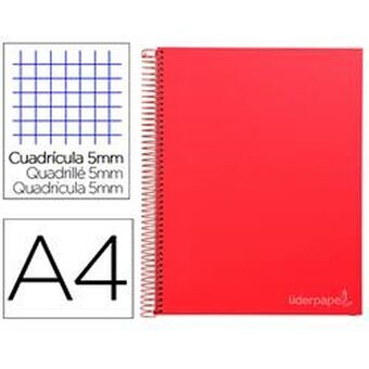 Notebook Liderpapel BA28 Red A4 140 Sheets