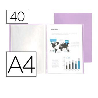 Document Holder Liderpapel EC81 Lilac A4