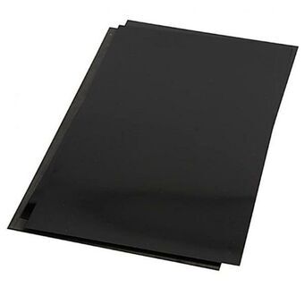 Set of lids Liderpapel TE11 Plastic Black (100 Units)