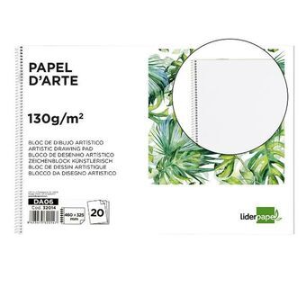 Drawing Pad Liderpapel DA06 White 20 Sheets Paper