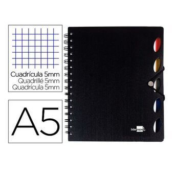 Notebook Liderpapel BJ36 A4 Black