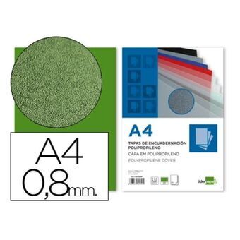 Set of lids Liderpapel TE22 Cardboard Green (50 Units)