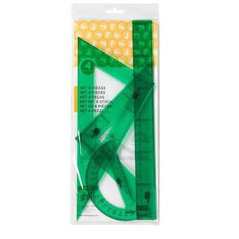 Geometry set Liderpapel JG01 Transparent