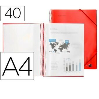 Folder Liderpapel EC14 Red A4