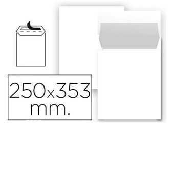 Envelopes Liderpapel SB91 White Paper 250 x 353 mm (1 Unit) (25 Units)