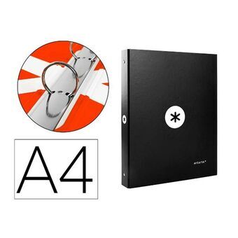 Ring binder Antartik KA44 A4 Black