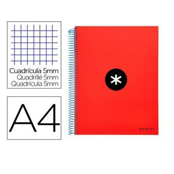 Notebook Antartik KD22 A5 120 Sheets Red