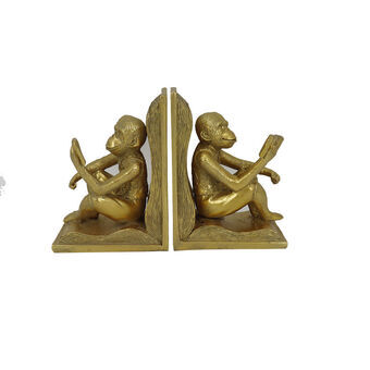 Bookend DKD Home Decor Resin Monkeys (27 x 10 x 18 cm)