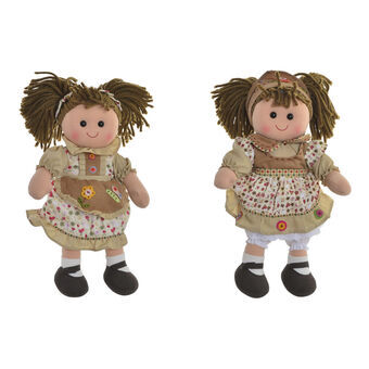 Rag Doll DKD Home Decor Dress (24 x 10 x 35 cm) (2 pcs)